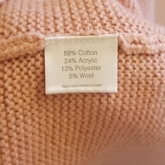 HANNA ANDERSSON mauve knit cardigan - Picture 4 of 6